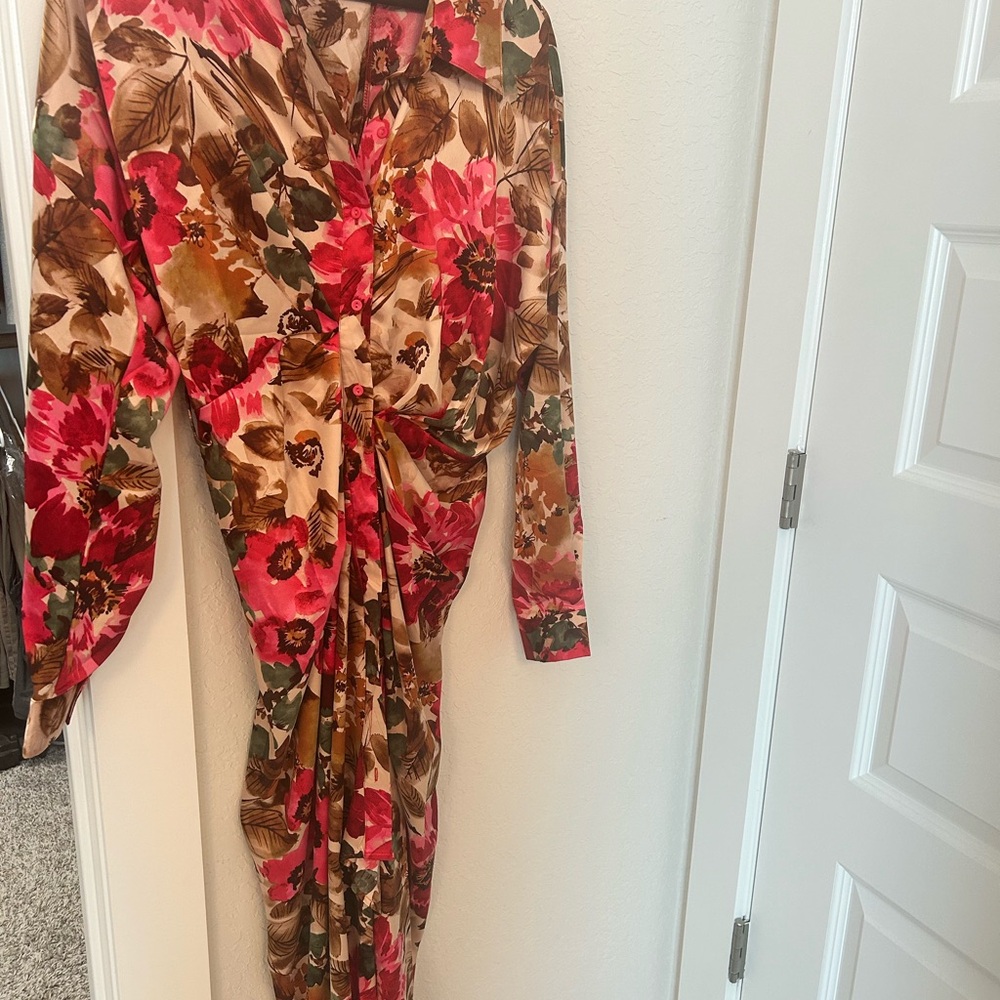 Floral Long Sleeve Dress